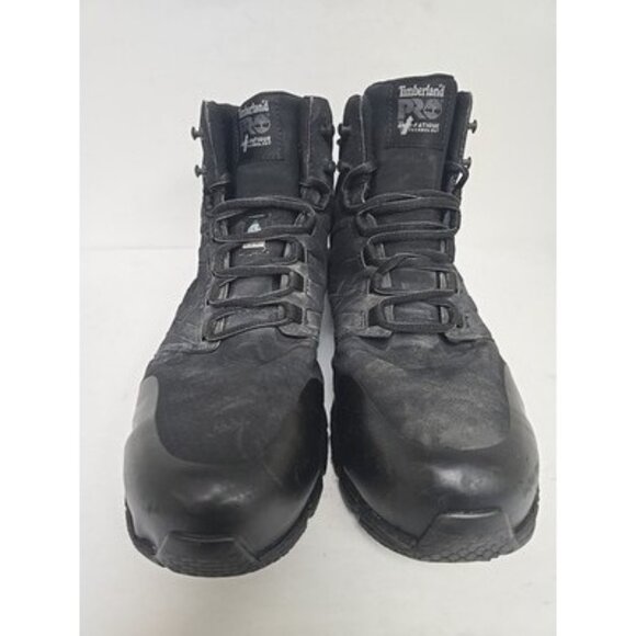 Timberland PRO Men's A297S Radius CTCP Mid Athletic Work Boots Black Size 13W - Picture 7 of 9